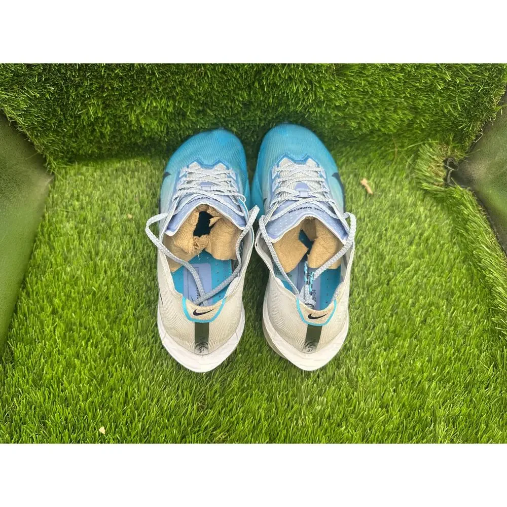 Nike Vaporfly 4 HF6412-114 Athletic Sneaker Womens 8.5 Blue Mesh Gym Road Racing